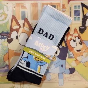 Bluey 3 Pack Crew Socks